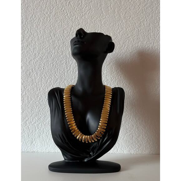 B35 Napier Vintage Cleopatra Collar Choker Egyptian Revival Jackie Kennedy - Picture 3 of 7